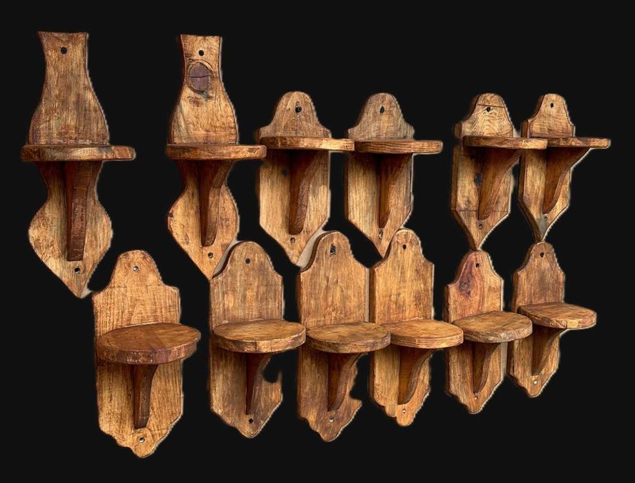 Peanhas rusticas artesanais em pinho, restam 12 unidades