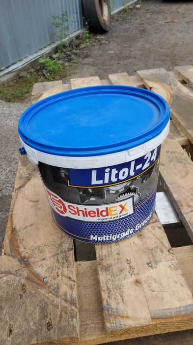 Смазка Литол Солидол Графитная Канатная Смазка EP-2 16кг/ведро