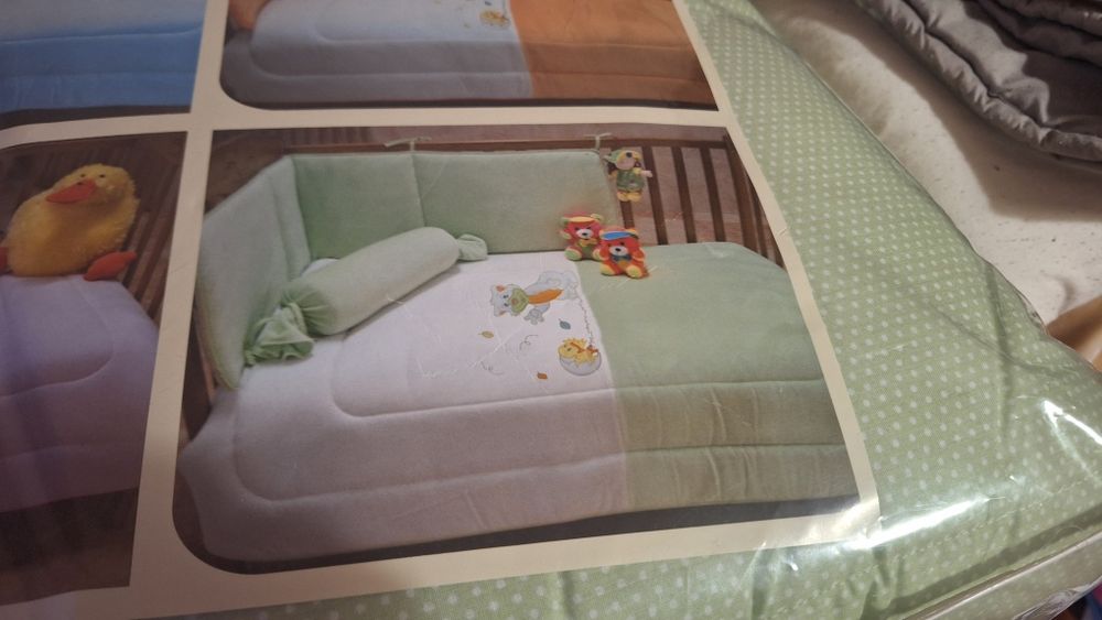 Conjunto edredom criança novo