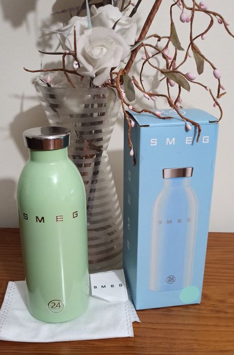 Smeg - Garrafa Térmica / Copo / Mug - 500ml - Novo - Verde