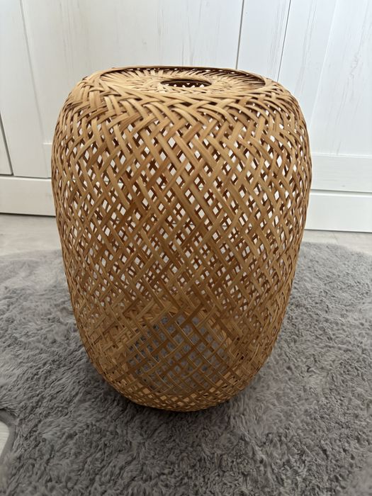 klosz abażur boho style ratanowy babusowy pleciony