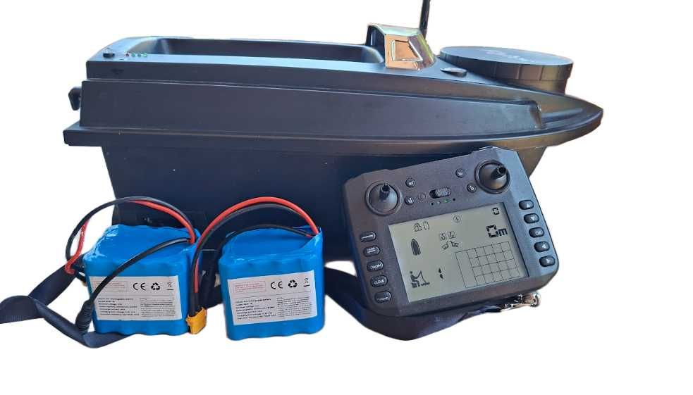 Uszkodzona na części lub do naprawy łódka V030 2x bateria 20000mah Gps auto powrót