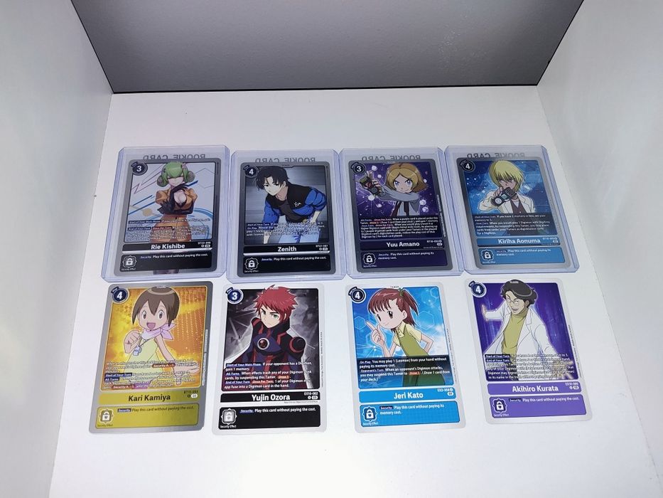 158 kart Digimon CG Holo common top loader