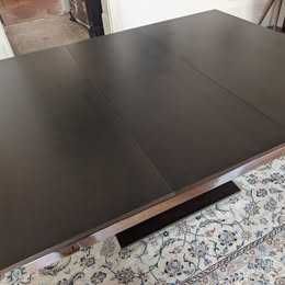 Mesa sala de jantar em carvalho, extensível