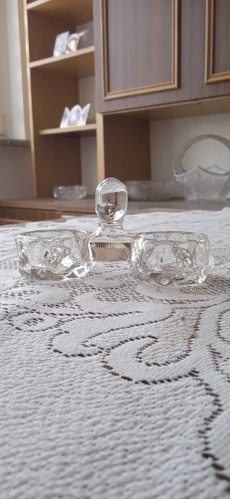 Solniczka Szklana PRL.Zamosc