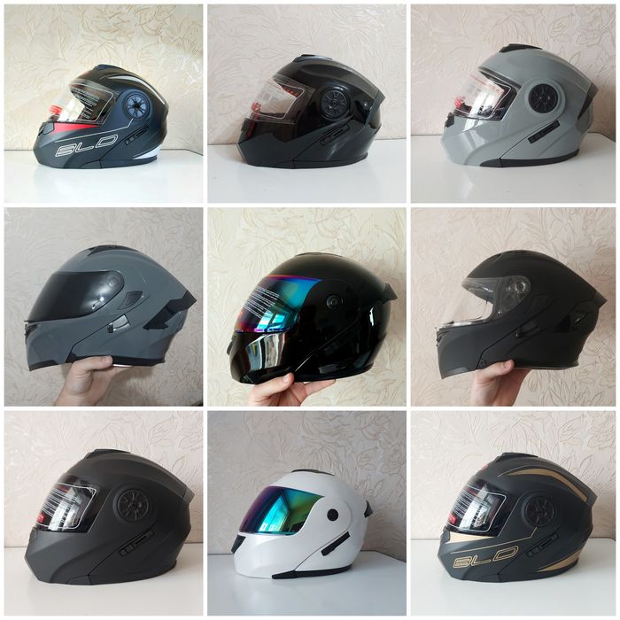 Шлем модуляр. Шолом Full-Face Мотошлем Шльом для мотоцикла скутера