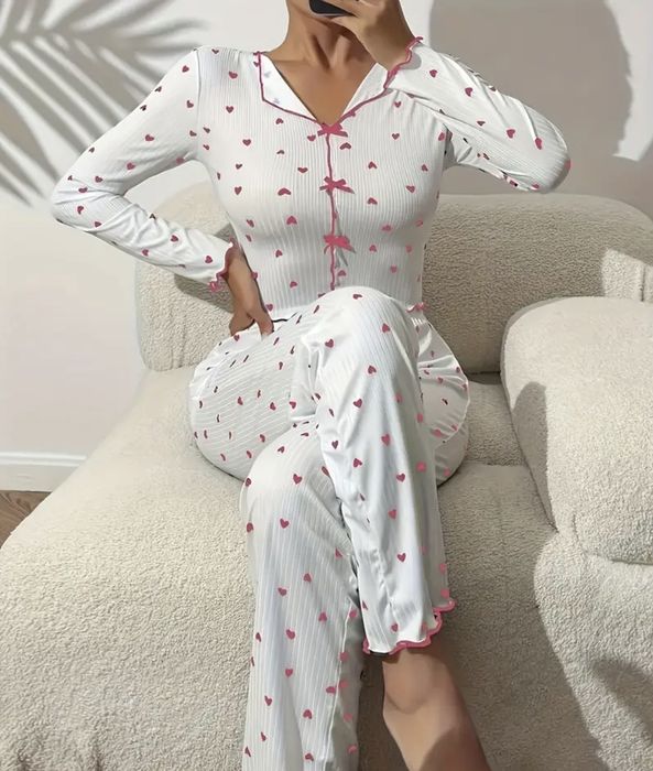 4 цвета піжама жіноча женская штани кофта домашній пижама женская S М