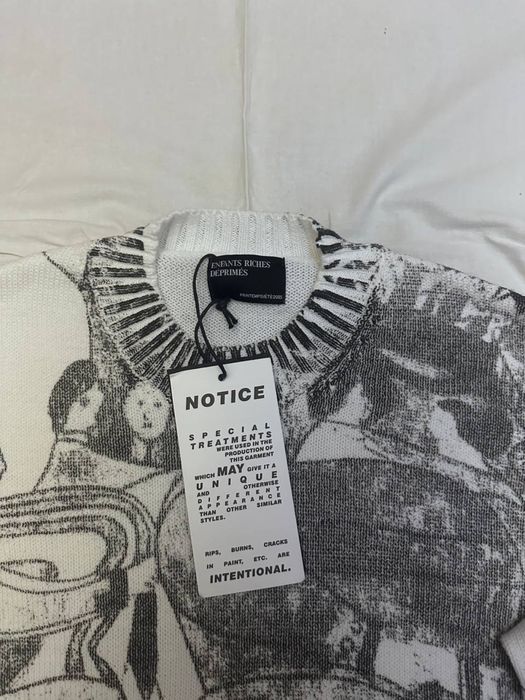 Кофта erd enfants riches deprimes balenciaga rick opium archive