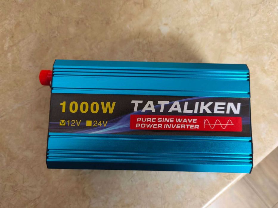 Інвектор 1000w 12 v tatalikan з чистою синусоїдою