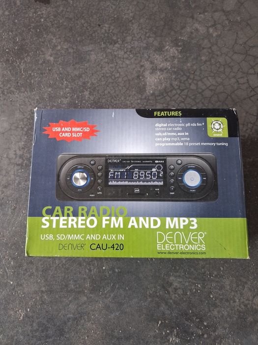 Auto Rádio com entradas USB