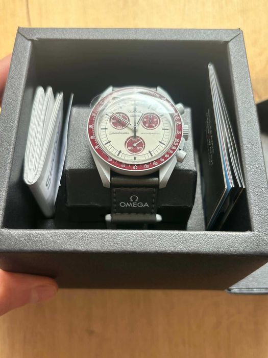 Omega x Swatch Bioceramic Moonswatch Mission to Pluto SO33M101 Nowy