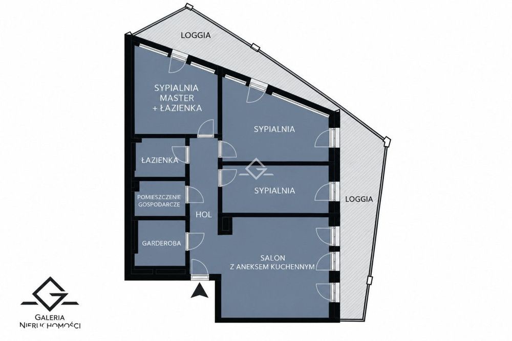 4 pokoje apartament premium loggia