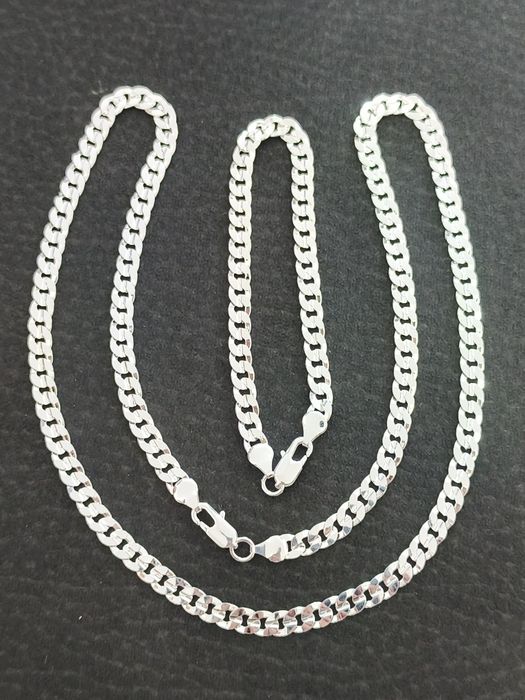 Colar e Pulseira Vigorys Prata