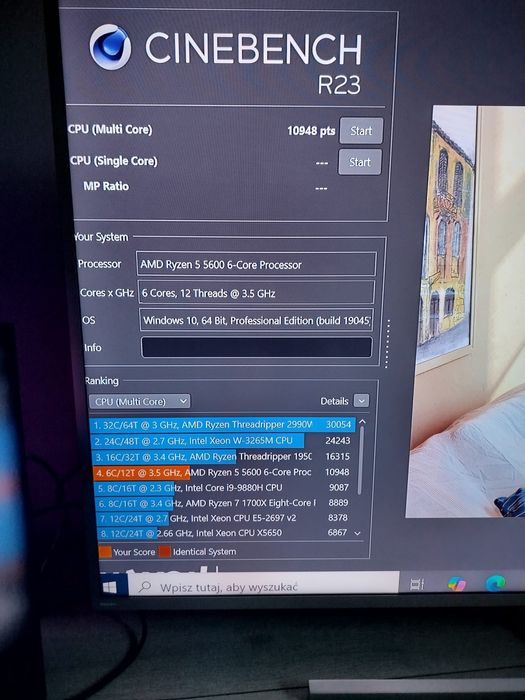 Komputer Gaming Ryzen 5 5600/16GB RAM DDR4/AMD Radeon RX7600