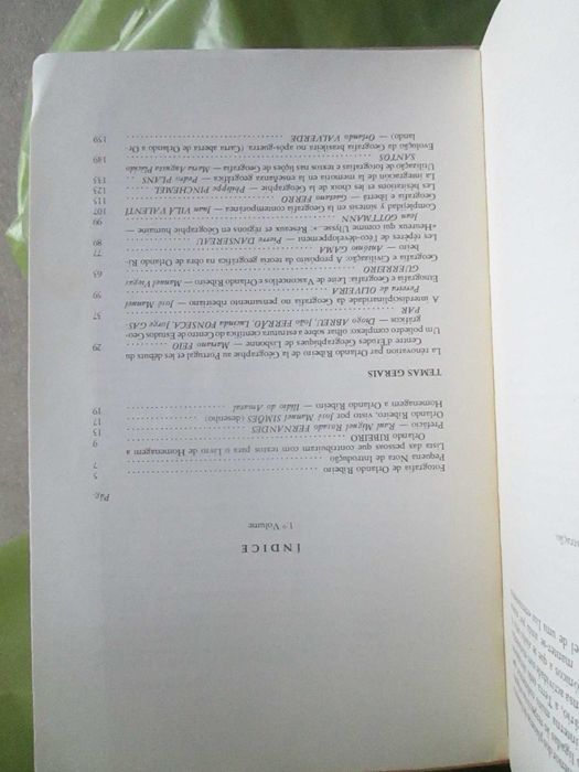 Livro de Homenagem a Orlando Ribeiro - Vols I e II