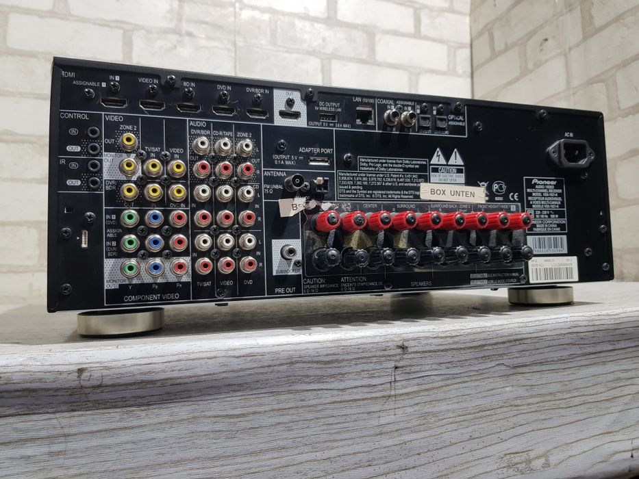 Пульт!7.1AV Ресивер Pioneer VSX-1021-K. 7*150 Ват! USB , HDMI