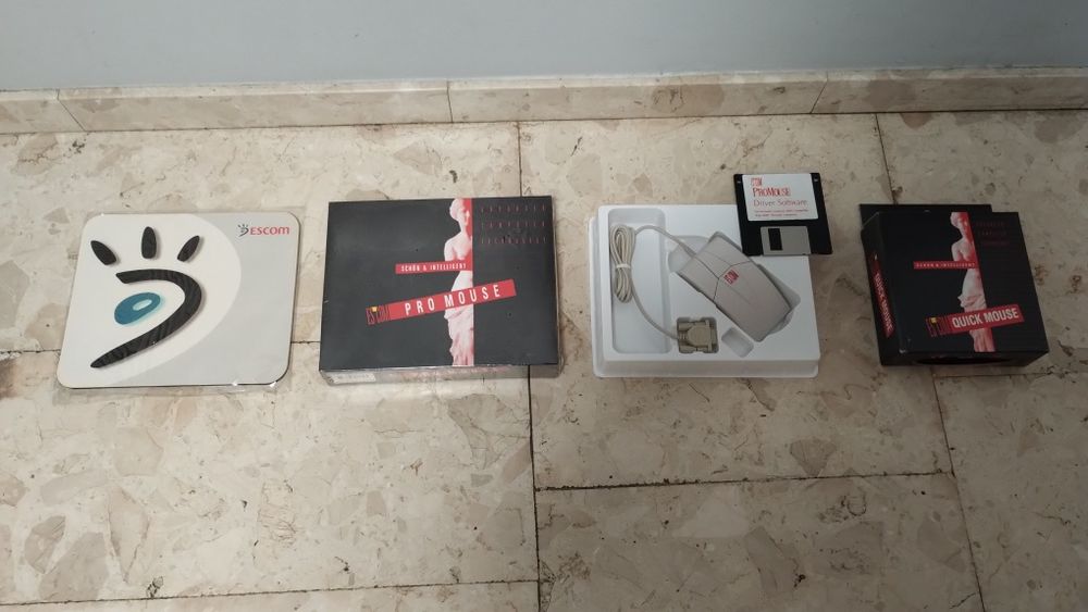 Nowe myszki Escom Amiga Commodore IBM