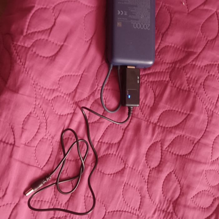 Кабель живлення Wi-fi роутера USB,DC, чорний з перемикачем напруги