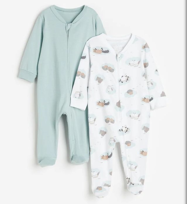 Piżama jednoczęściowa 2-pak H&M