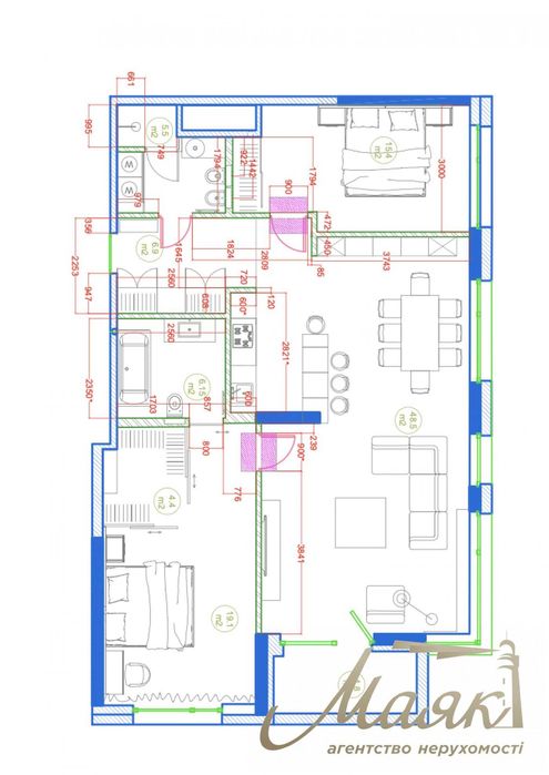 Без комісії‼️ Продаж 3-кімнатної квартири в ЖК Tetris Hall 2, Тетерс Холл, Печерськ, Центр