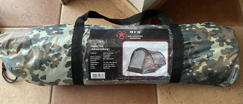 Namiot jednoosobowy MFH Norka – Flecktarn (32153V)