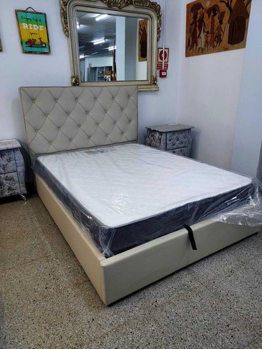 oferta cama com base de arrumação envio gratis