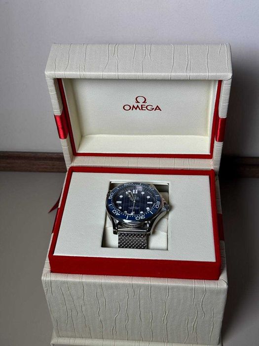 Годинник Omega Seamaster Diver 300M, 42 мм, blue