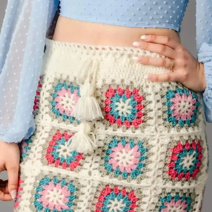 Spódniczka szydelkowe