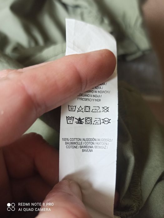 Sukienka oliwkowa roz. 40 primark, 100procent bawełna