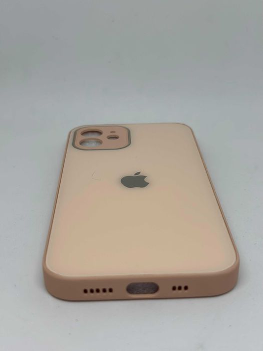 Obudowa Iphone 12 Pudrowy Róż Etui Case Ochronny a'la szklany kod 407