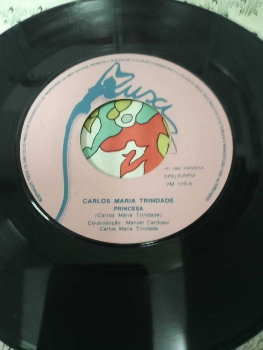 Disco Vinil Single Carlos Maria Trindade ‎– Princesa / Em Campo Aberto
