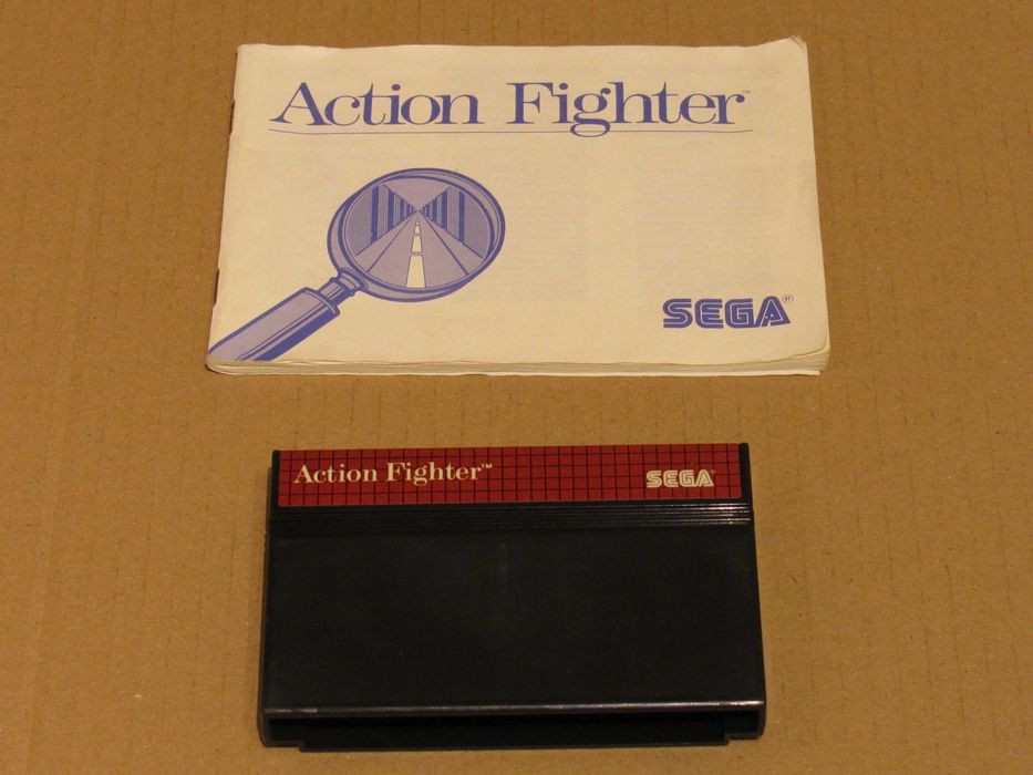 Jogo Sega Master System Action Fighter completo