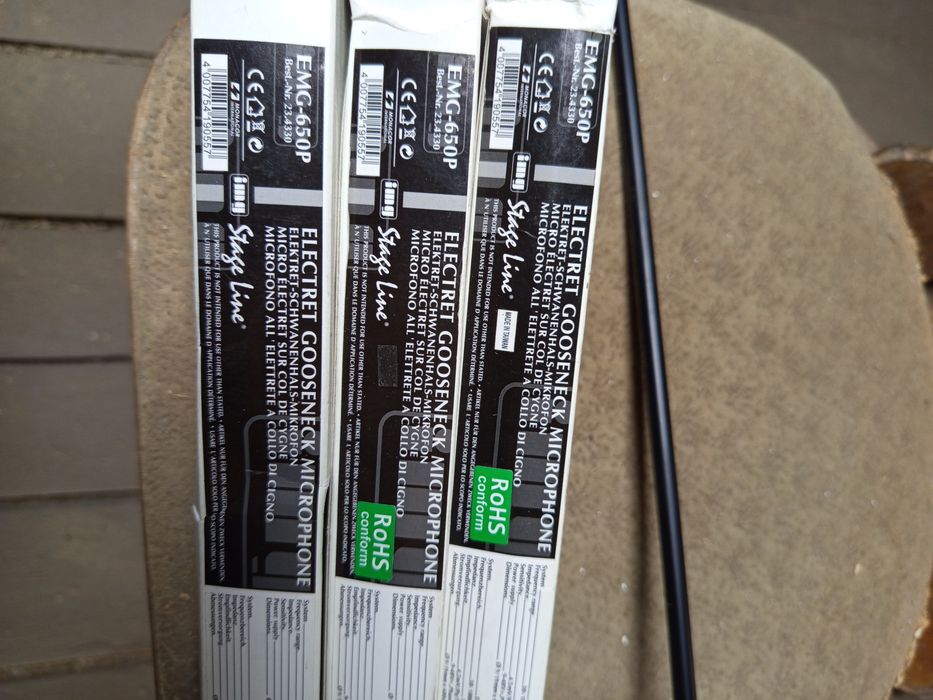 Mikrofon Monacor EMG-650P elektretowy na gęsiej szyi
5,0(1)