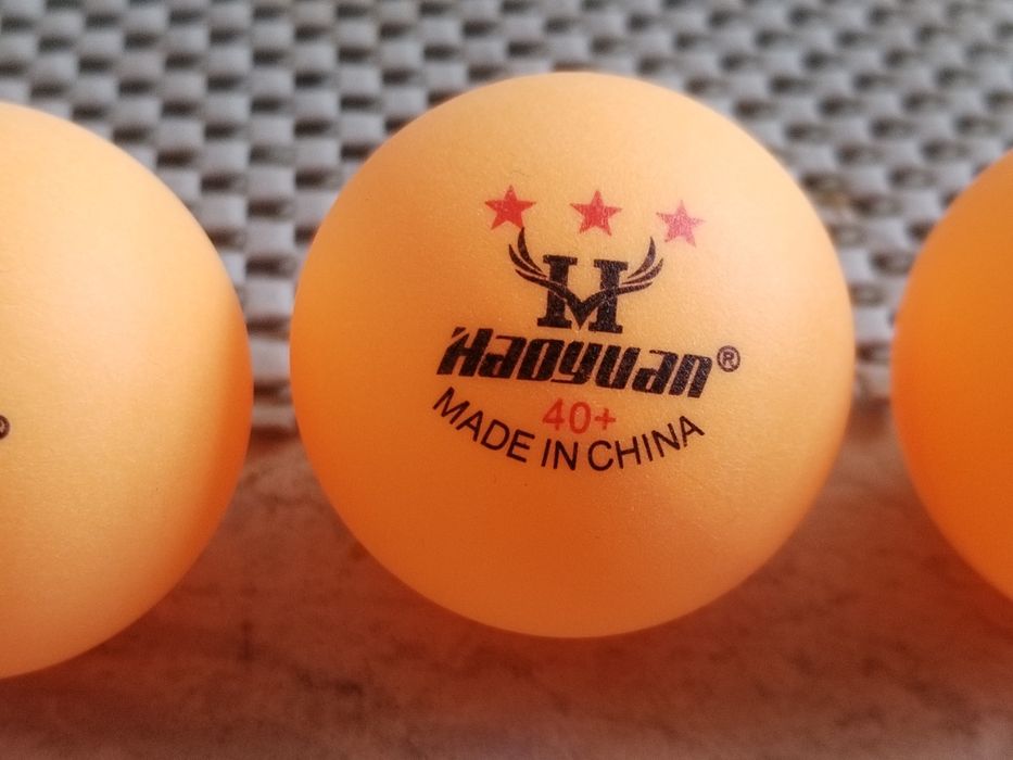 Комплект м'ячиків для настільного тенісу 3 шт.