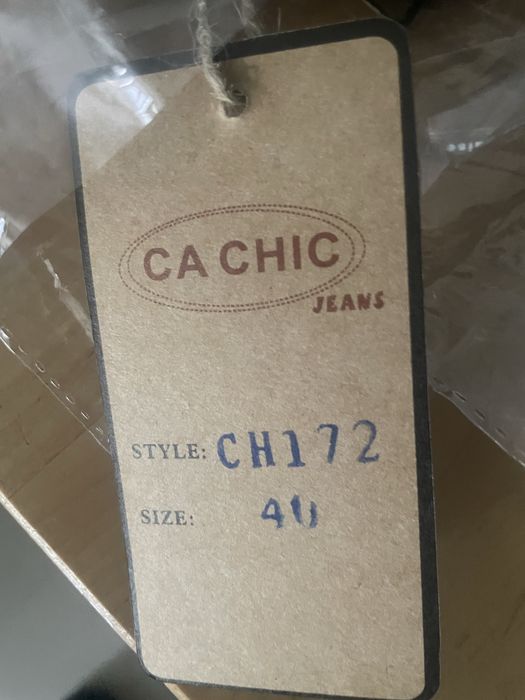 Nowe damskie czarne satynowe rybaczki Cha Chic  40