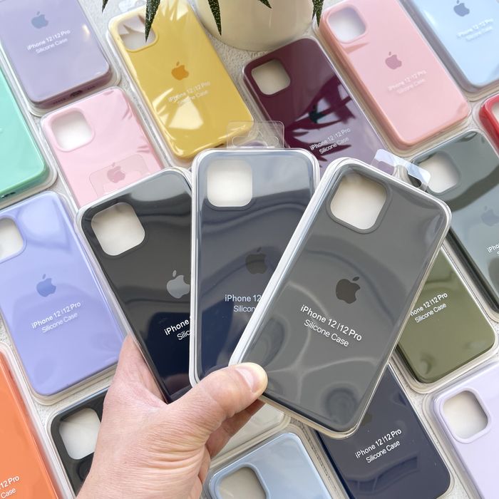 Чохол Silicone case для iPhone 12 / 12 Pro Чехол на Айфон 12 / 12 Про