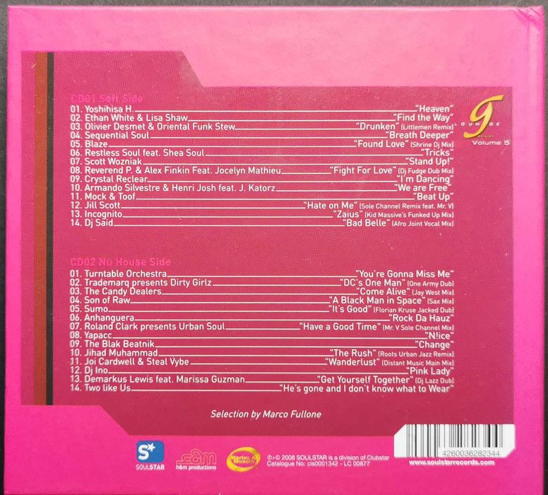 CD G Lounge Milano volume 5 Marco Fullone house electro deep house 2CD