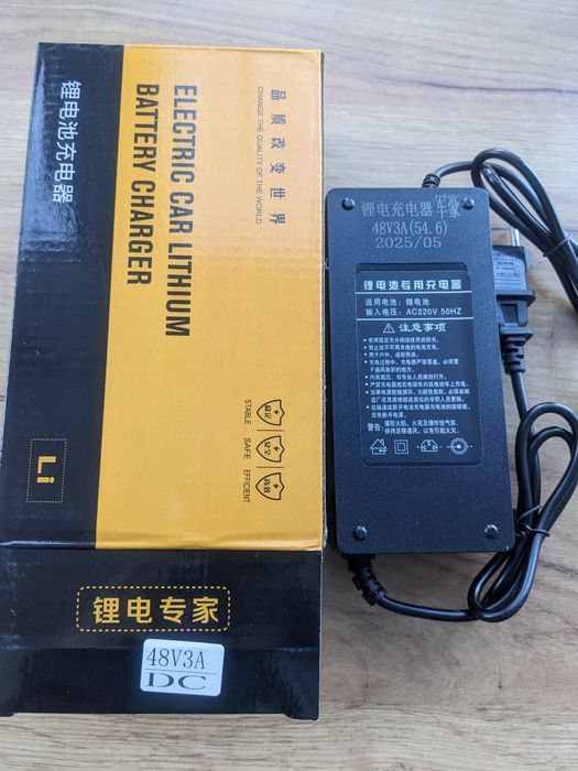 Зарядний пристрій 48V (54,6V) 13S 3А для литиевых аккумуляторов