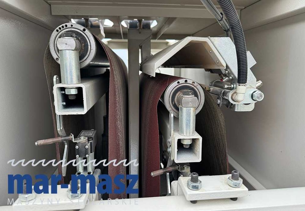 Szlifierka szerokotaśmowa SCM typ DMC30 RCS 110, 2 agregaty szlifujące + trzewik, 15kW