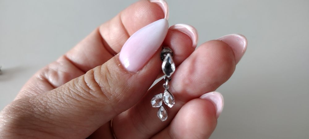 Kolczyki ślubne delikatne