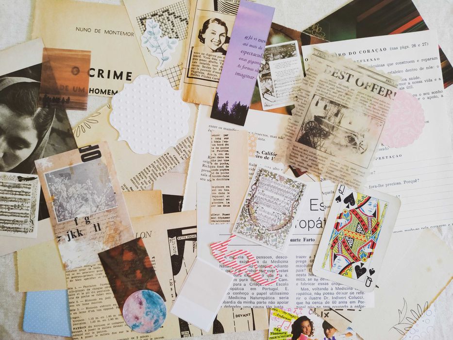 Papelaria Para Journaling: Papel Vintage, Autocolantes, Washi (150pcs)