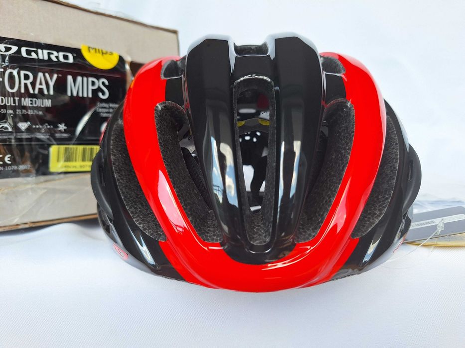 Kask rowerowy Giro Foray Mips Bright Red Black M 55-59cm