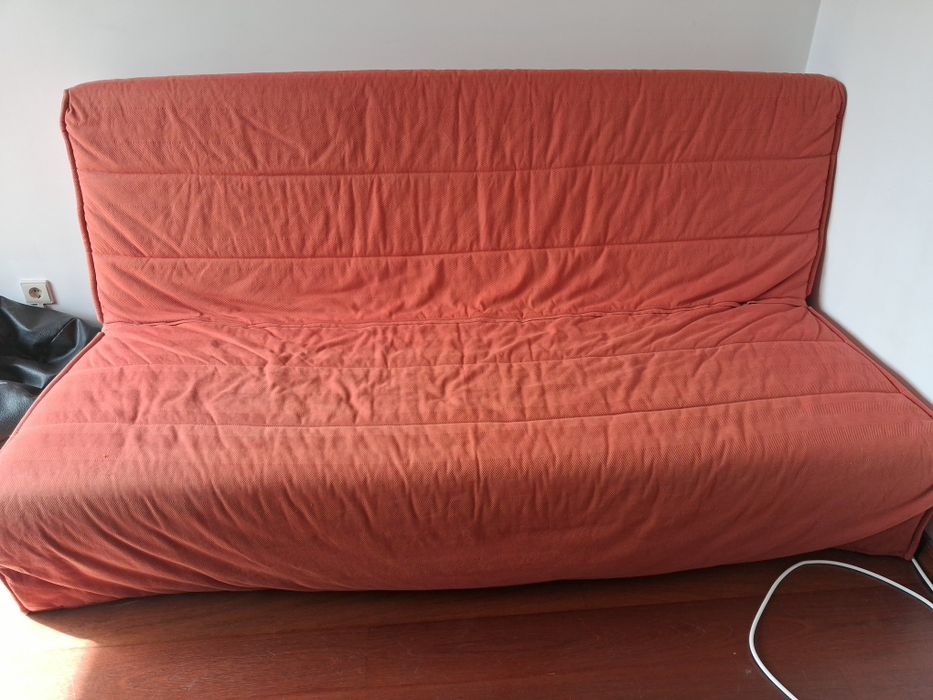 Sofa cama de três lugares de clik