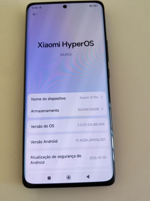 Xiaomi 12 pro como novo