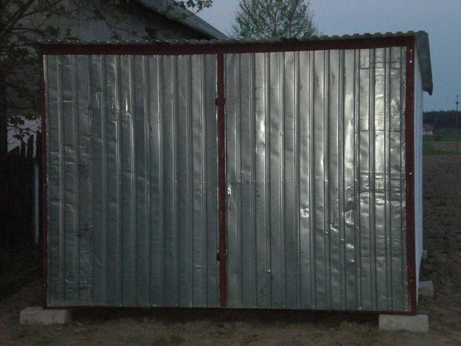 TRANSPORT i montaż cała POLSKA 3x5 III gatunek blachy garaże blaszane
