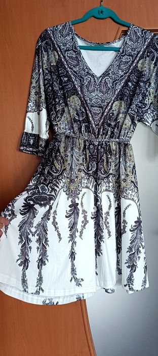 Wiosenna sukienka roz L