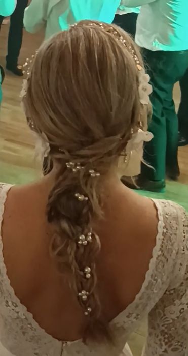 Wianek Noelia z kwiatami Cudne Wianki
