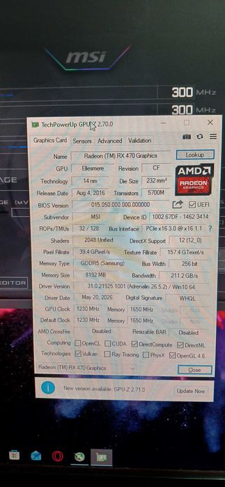 Rx 470 8gb є тести