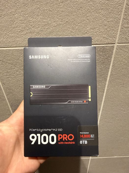 Samsung 9100 PRO 8TB NVMe M.2 PCIe 5.0 SSD z radiatorem – NOWY