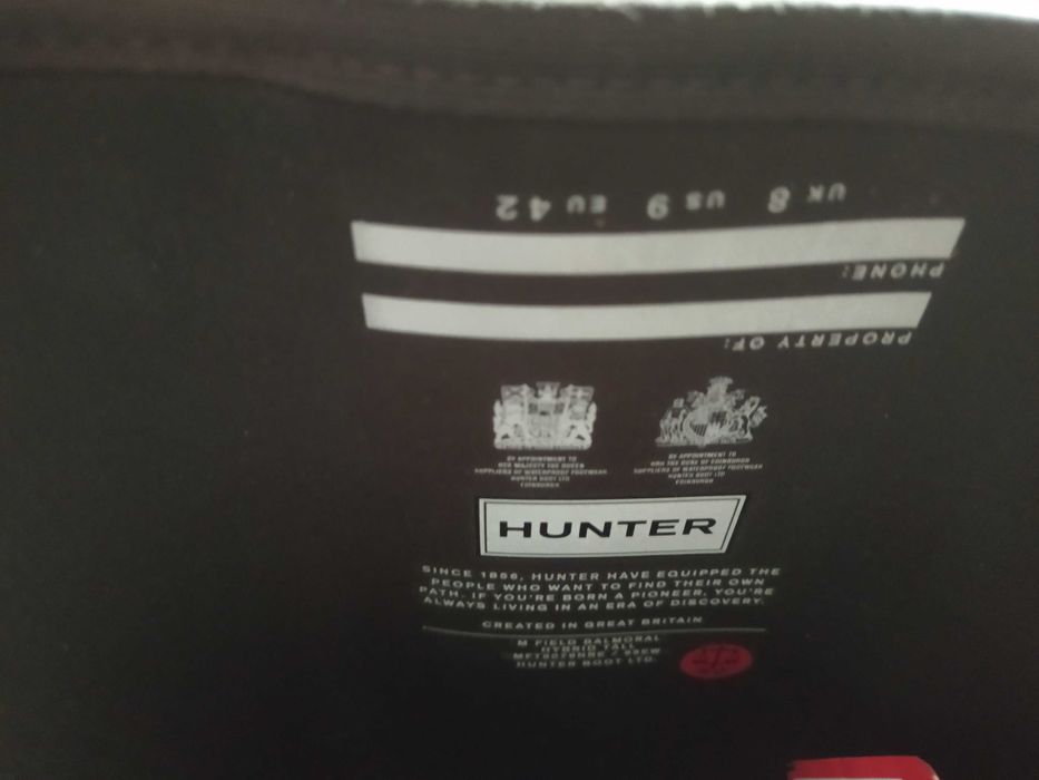 Kalosze damsko- męskie Hunter 41-42